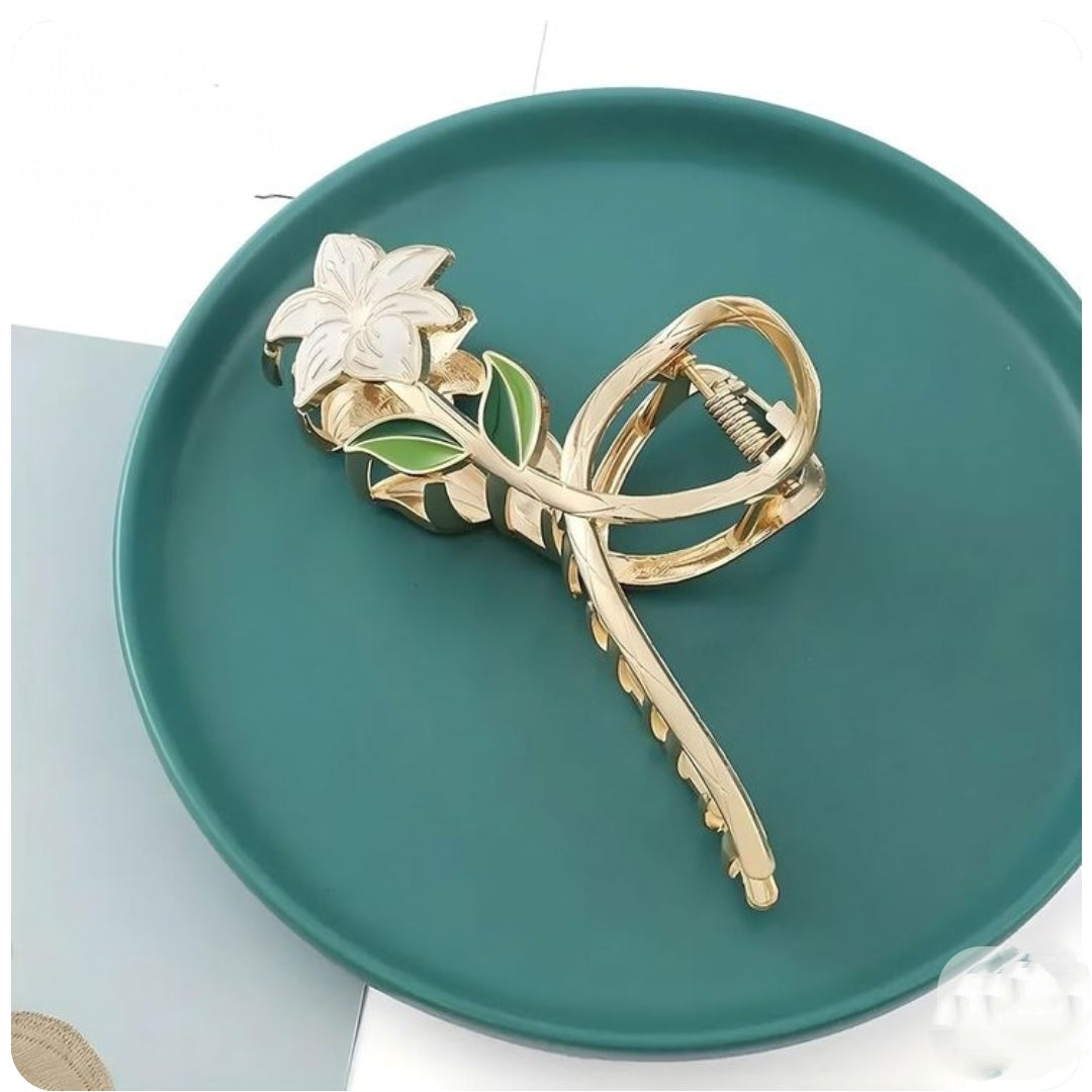 Lily Flower Hair Claw Clip