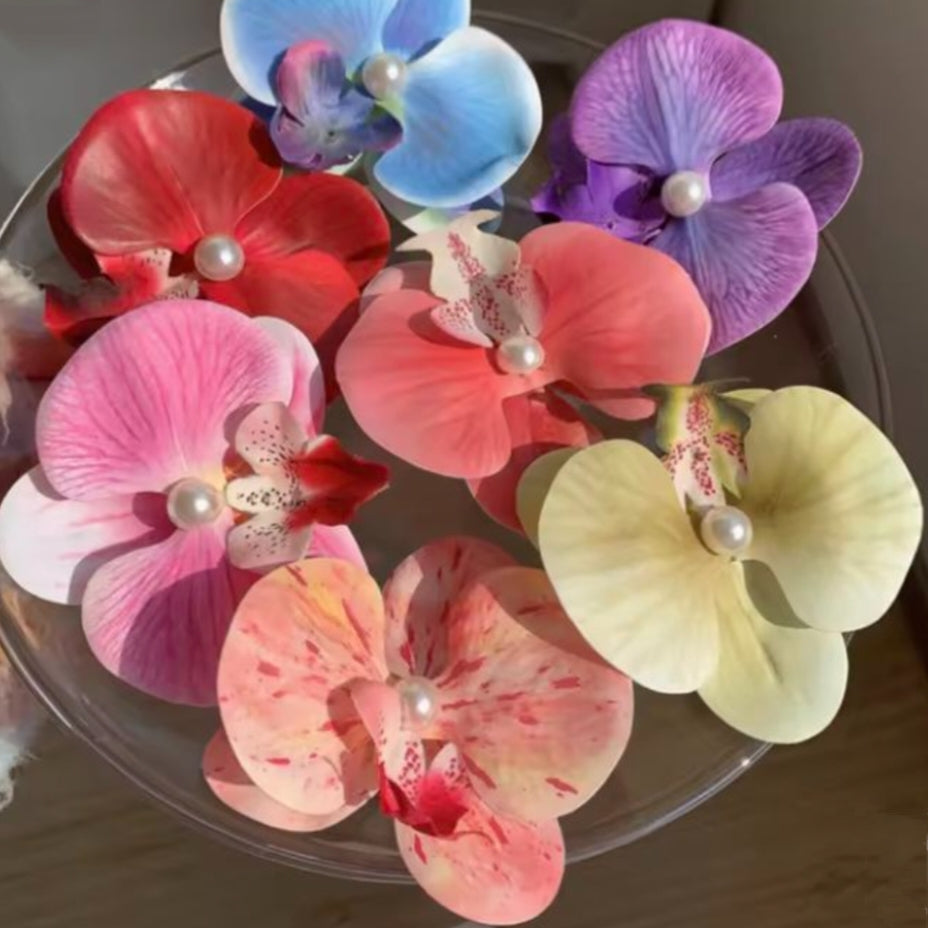 Orchid Hair Clip