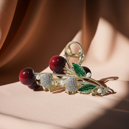 Cherry Pearl Hair Clutcher