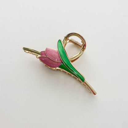 The Petal Claws – Tulip Enamel Hair Clutcher🌷