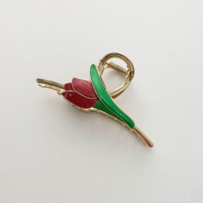 The Petal Claws – Tulip Enamel Hair Clutcher🌷