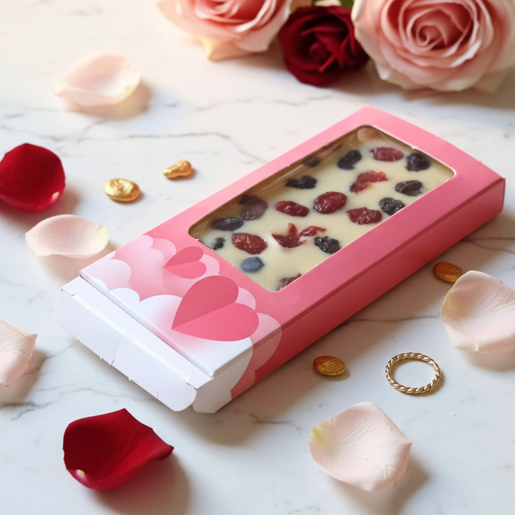 Cranberry & Raisin Milky Fusion 🍫 | Premium Healthy White Chocolate Bar by Harsh Fusion