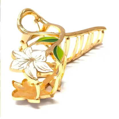 Lily Flower Hair Claw Clip