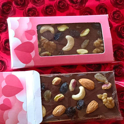 Nutty Heaven Chocolate Bar 🍫 | Premium Dry Fruit Delight by Harsh Fusion