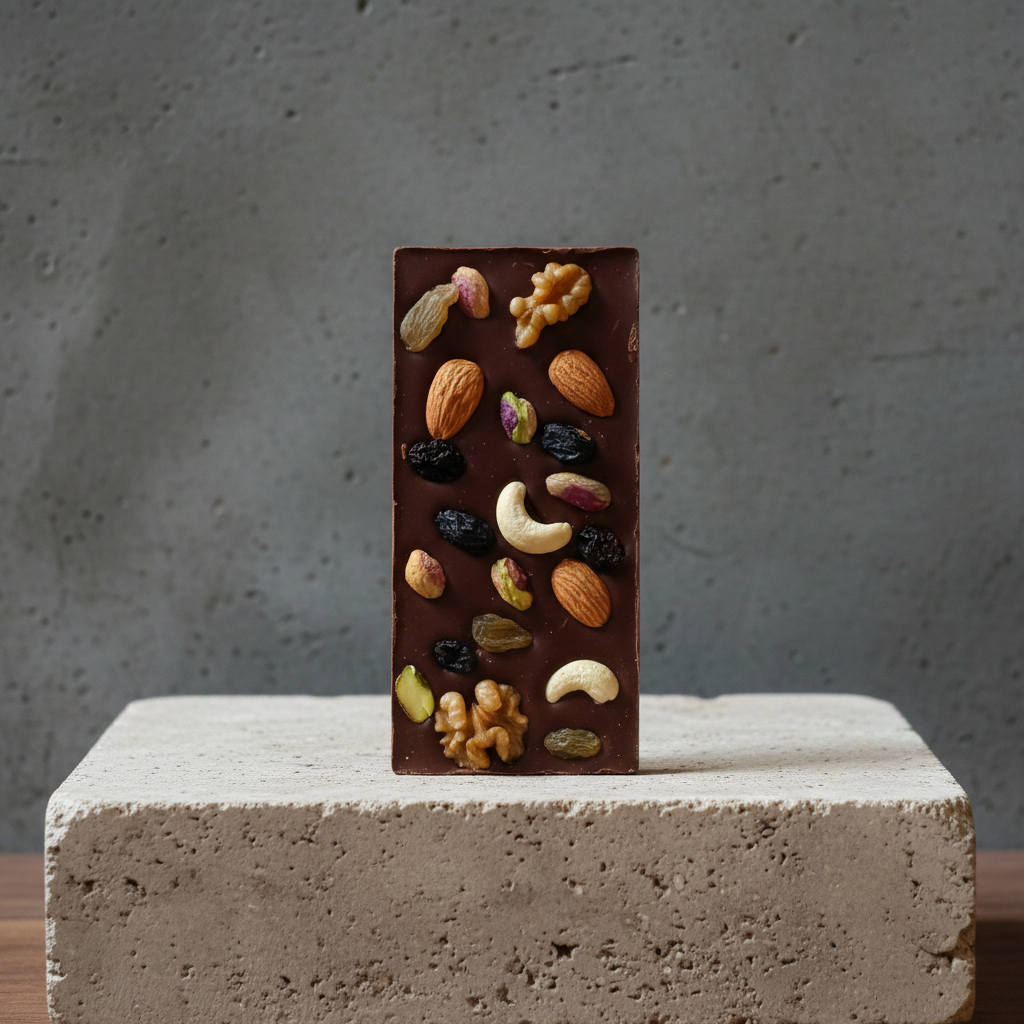 Nutty Heaven Chocolate Bar 🍫 | Premium Dry Fruit Delight by Harsh Fusion