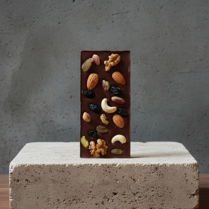 Nutty Heaven Chocolate Bar 🍫 | Premium Dry Fruit Delight by Harsh Fusion