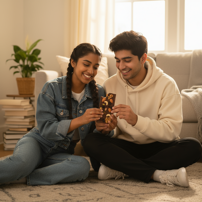 Nutty Heaven Chocolate Bar 🍫 | Premium Dry Fruit Delight by Harsh Fusion