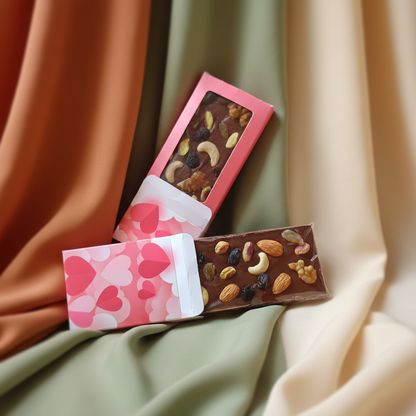 Nutty Heaven Chocolate Bar 🍫 | Premium Dry Fruit Delight by Harsh Fusion