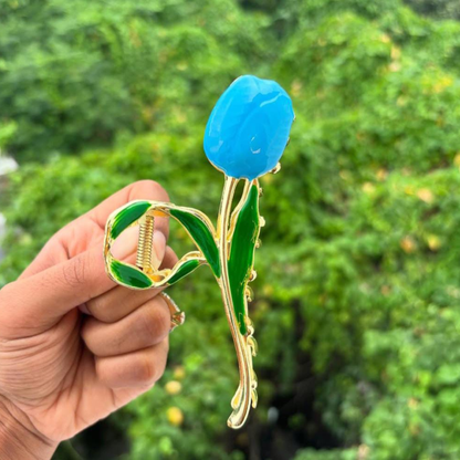 Tulip Bud Hair Claw Clip