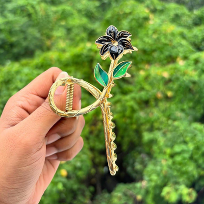 Lily Flower Hair Claw Clip