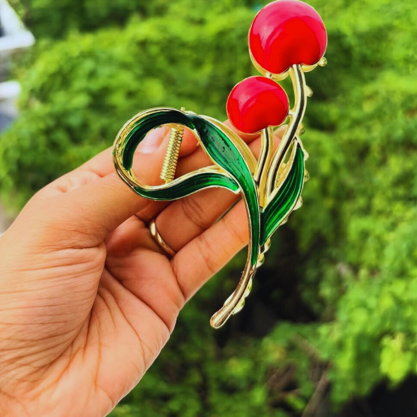 Big Cherry Hair Claw