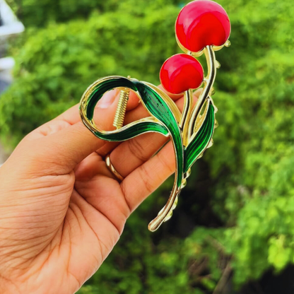 Big Cherry Hair Claw