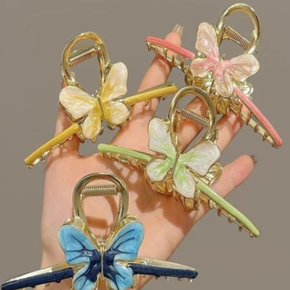 Butterfly Enamel Hair Clutcher