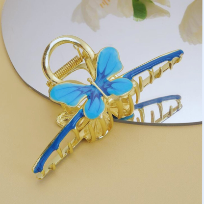 Butterfly Enamel Hair Clutcher