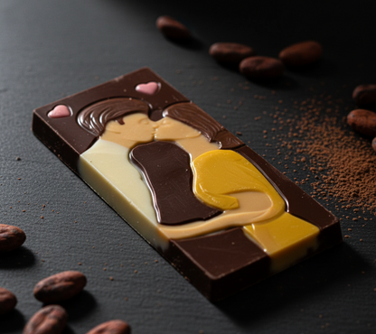 Love Edition Kissing Couple Chocolate 💞 | Perfect Valentine Gift for Him or Her