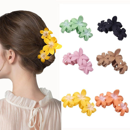 Tropical Bloom Matte Claw Clips